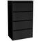 Officesource Lateral File Collection 4 Drawer Lateral File OS8364BK - alternate 1